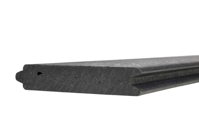 Fer/Not Plastplanke med Struktur – Sort - Plastplanker - - Fer/not plastplanke