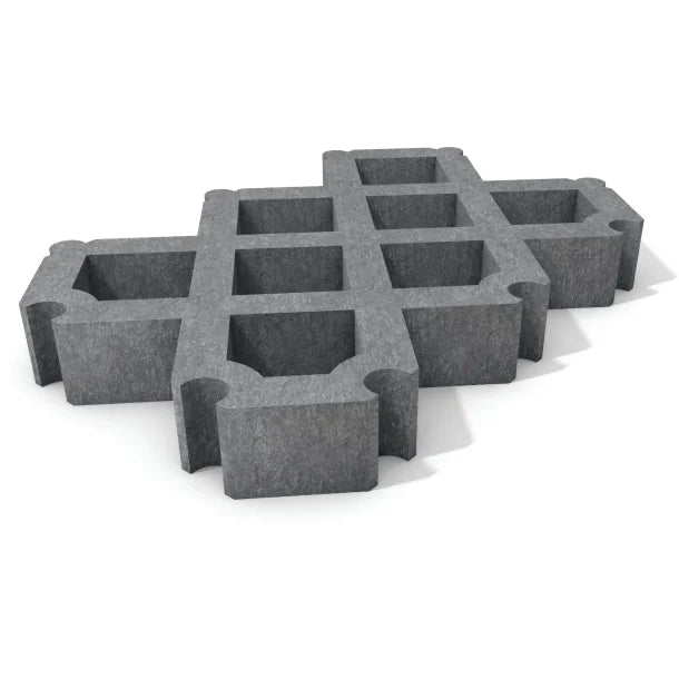 Græsarmeringsflise - Grå