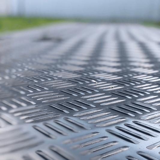 Køreplade med struktur - Grå