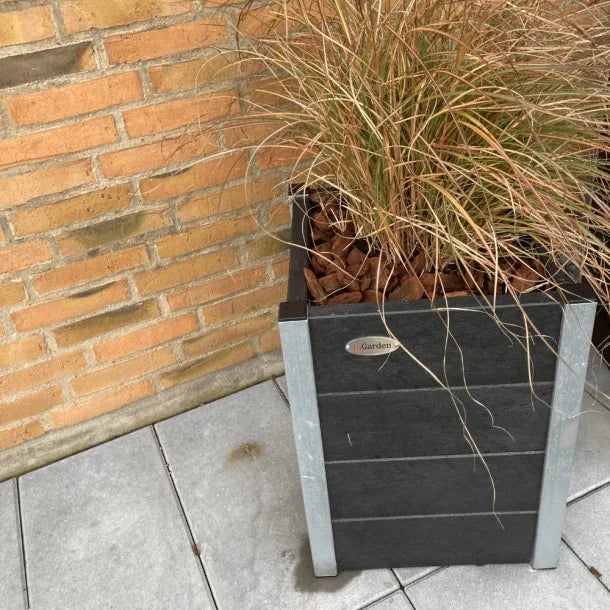 Medium Blomsterkumme - Helårs - Plastplanker - - Blomsterkrukke