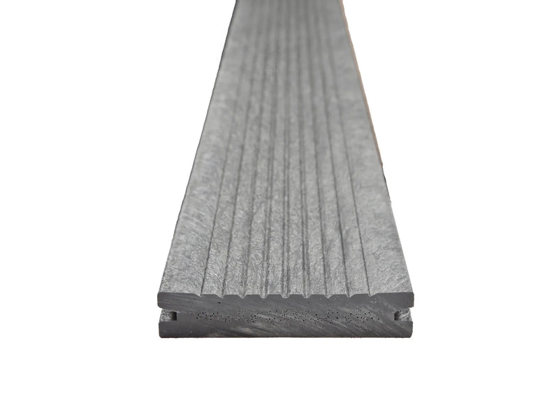Plast Terrasseplanker - Grå - Plastplanker - - Terrassebrædder