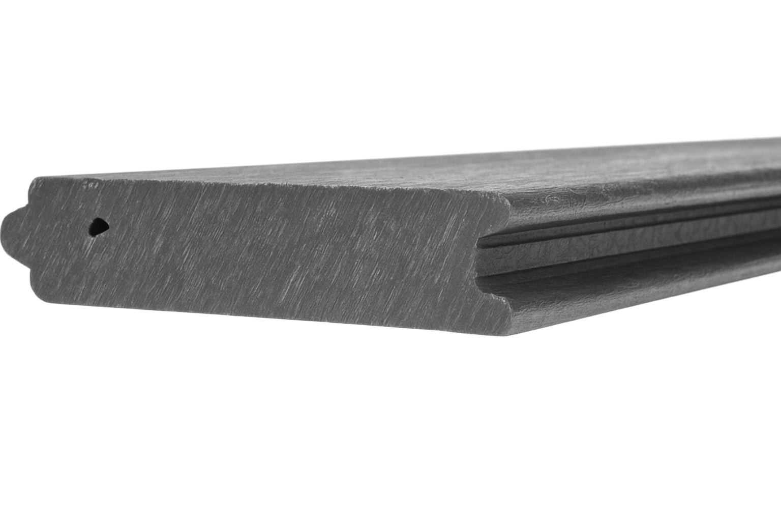 Fer/Not Plastplanke med Struktur – Aske grå