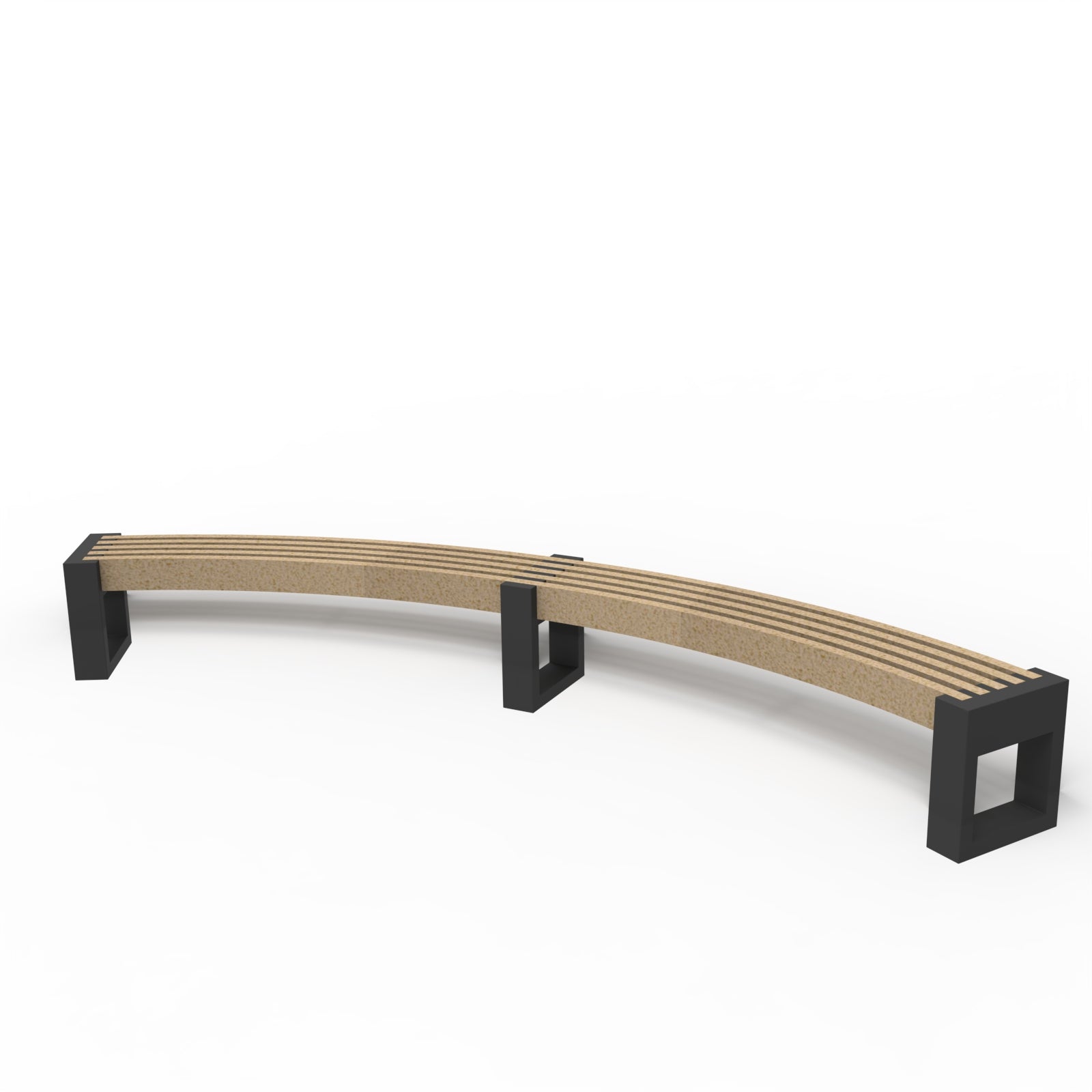 Bænk - Canvas Curved