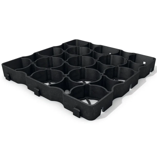 Græsarmeringsflise - Sort