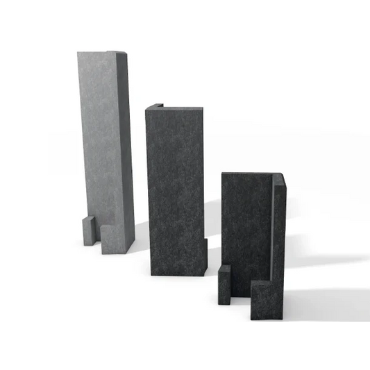 Hjørne Støttemur - Grå