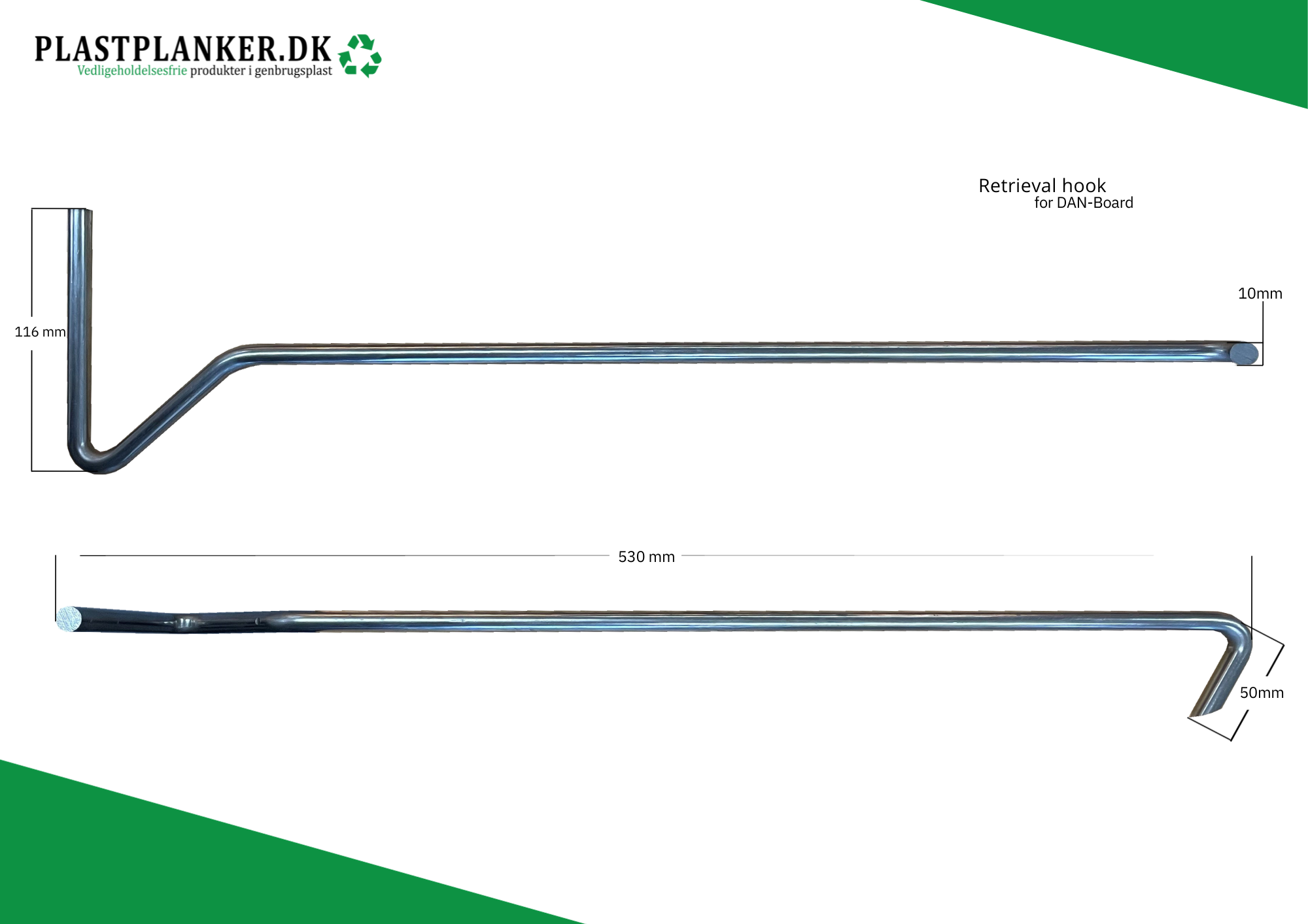 Trækkrog til køreplader