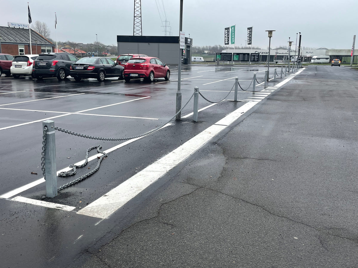 Parkering og Afgrænsning i Genbrugsplast