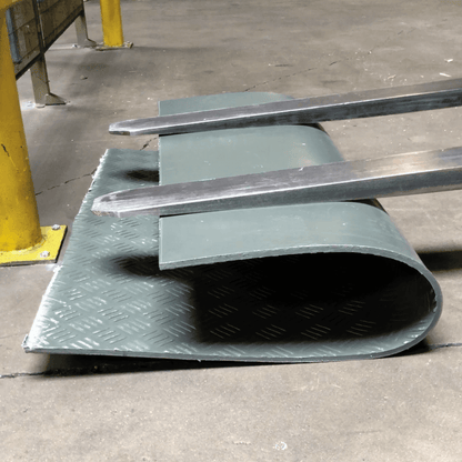 Køreplade med struktur - Sort