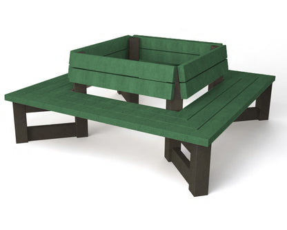 4 ryg mod ryg bænke