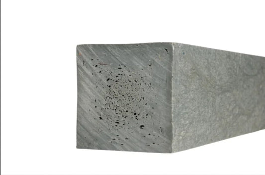 Firkantet stolpe - Grå