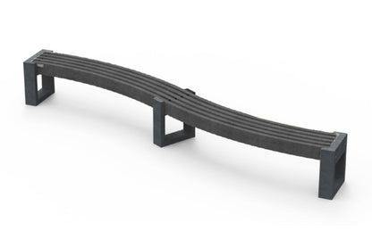 Bænk - Canvas Curved