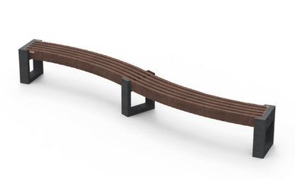 Bænk - Canvas Curved