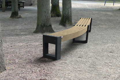 Bænk - Canvas Curved