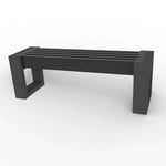 Bænk - Canvas 120 - Plastplanker -  - Bænke