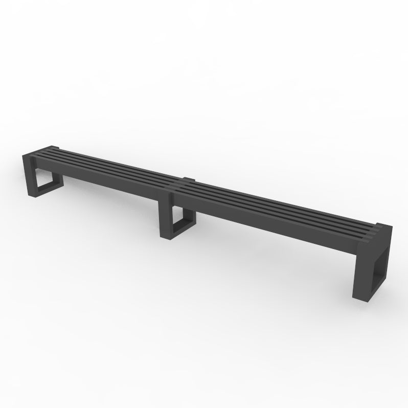 Bænk - Canvas 360 - Med ryglæn - 2 ryglæn (modsat højre)