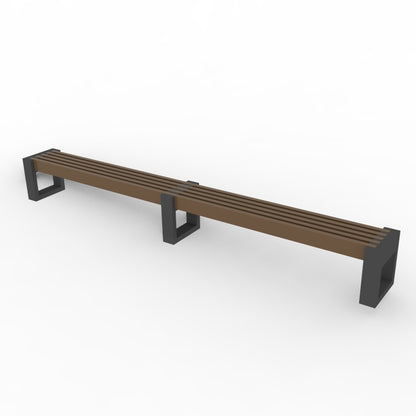 Bænk - Canvas 360 - Med ryglæn - 1 ryglæn (højre)