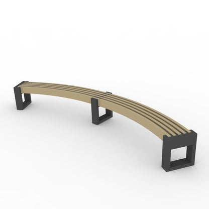 Bænk - Canvas Curved