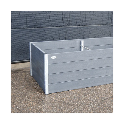 Højbed Struktur uden sneglekant - Grå