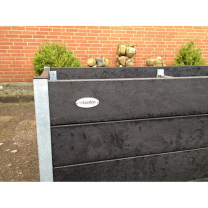 Højbed Classic - Sort - Plastplanker -  - Højbede