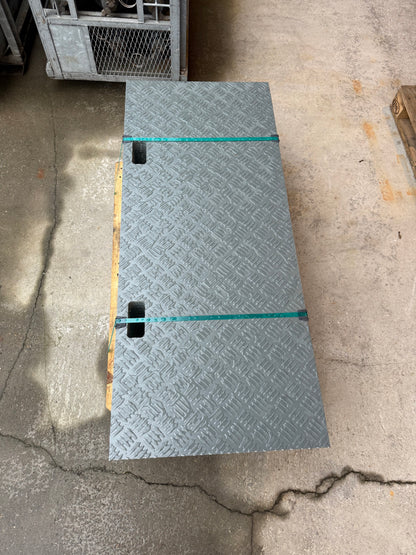 Køreplade med struktur - Grå