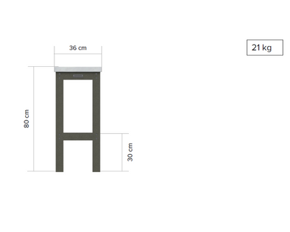 Bord/bænke sæt - London High