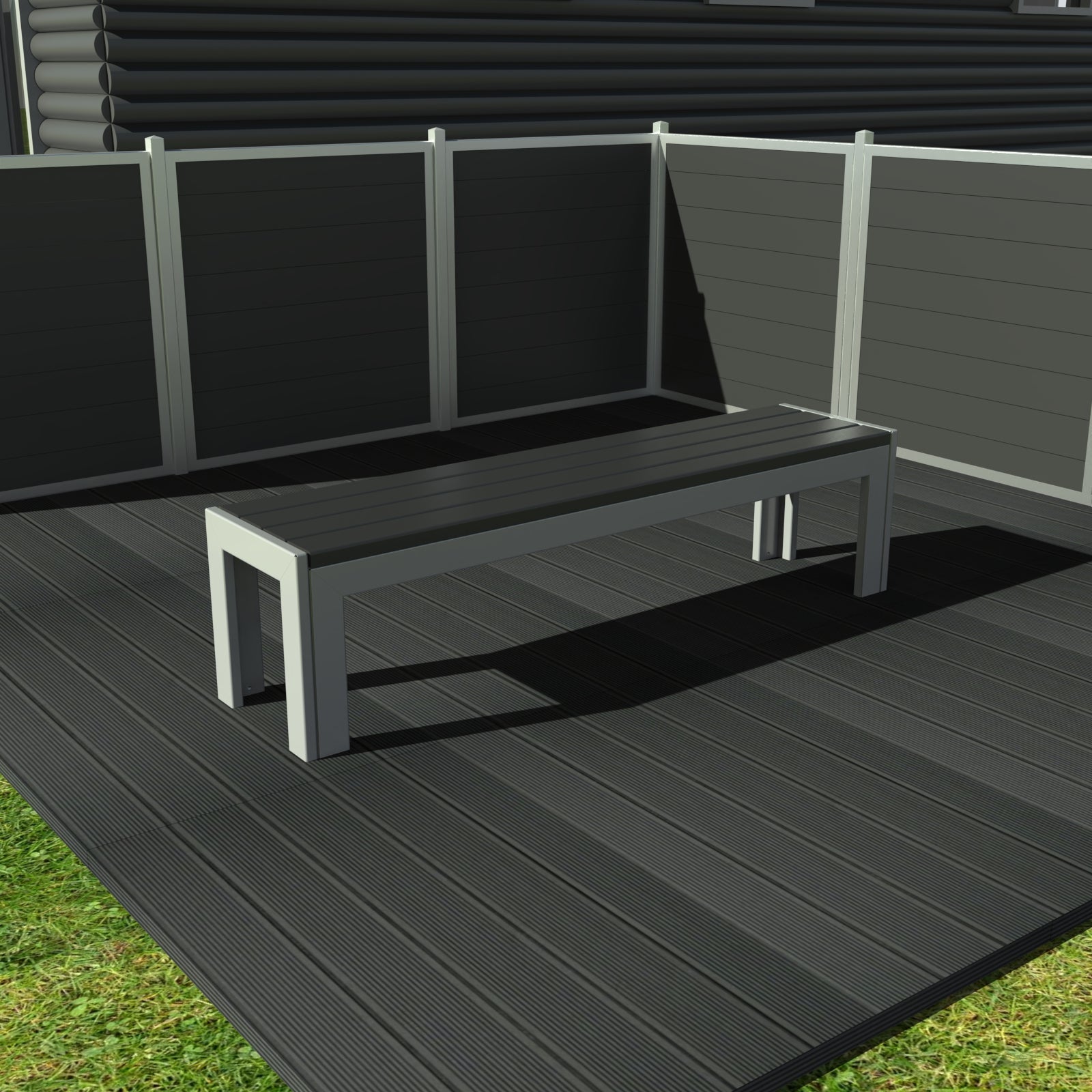 Opal Bænk - Uden ryglæn