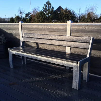 Opal Bænk - Med ryglæn