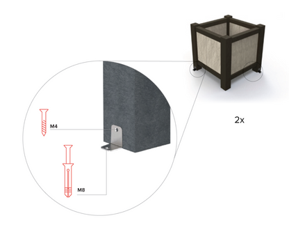 Blomsterkrukke - Palma