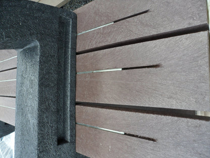 Plastplanke med Jernforstærkning – Brun