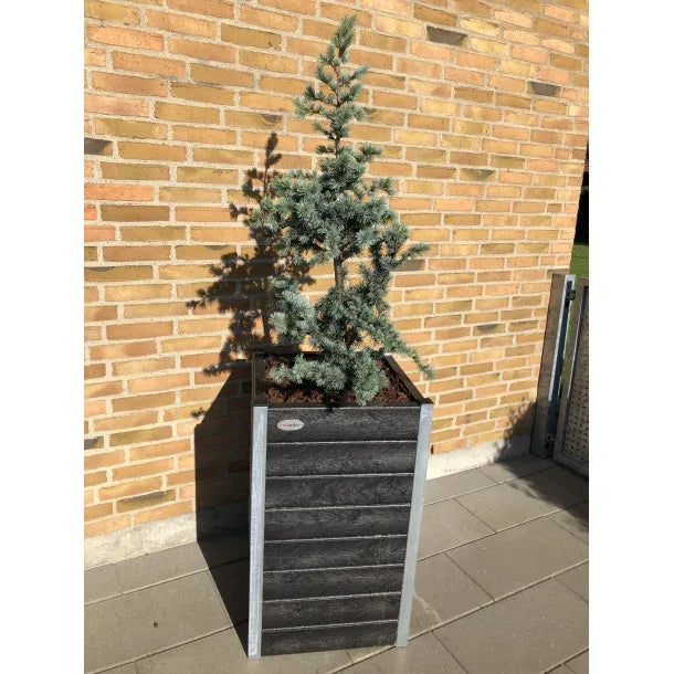 Stor Blomsterkumme - Helårs - Plastplanker -  - Blomsterkrukke