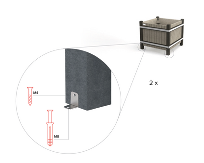 Blomsterkrukke - Versailles