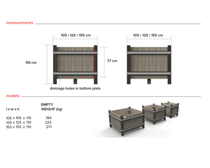 Blomsterkrukke - Versailles