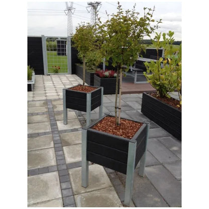 Blomsterkummer - På ben - Med Galv. hjørner