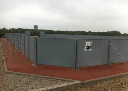 Glat plastplade HDPE - Sort