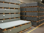 Glat plastplade HDPE - Sort