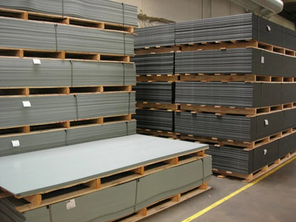 Glat plastplade HDPE - Sort