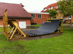 Glat plastplade HDPE - Sort