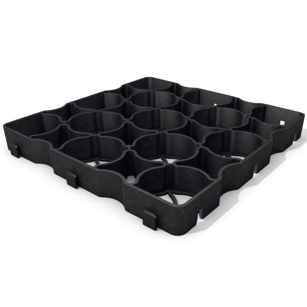 Græsarmeringsflise - Sort