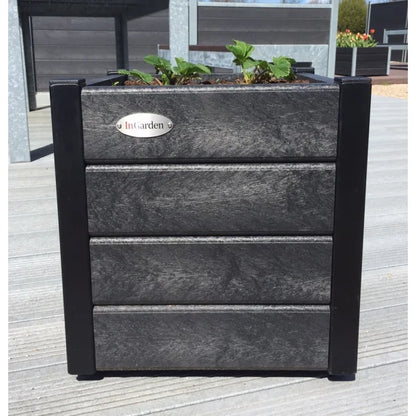 Kvadratiske blomsterkummer - Med Hjul