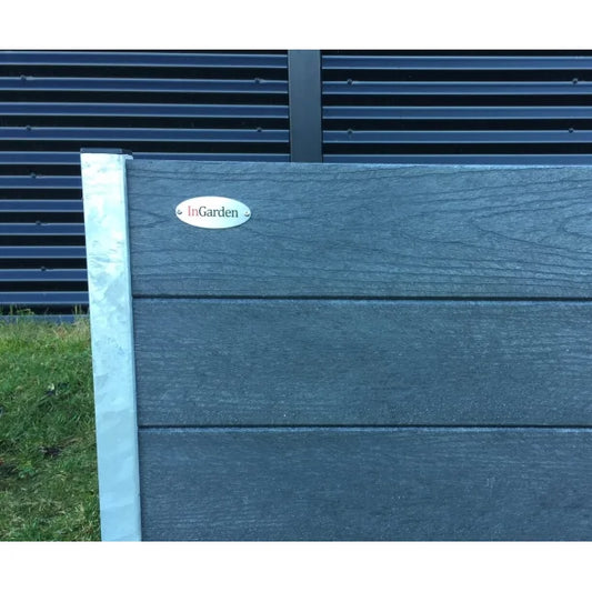 Højbed Struktur uden sneglekant - Antrazit