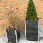 Medium Blomsterkumme - Helårs - Plastplanker -  - Blomsterkrukke
