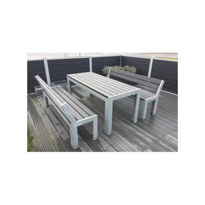 Opal Bord bænkesæt - Med ryglæn