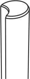 Palisader - Brun - Plastplanker -  - Palisader