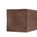 Firkantet stolpe - Brun