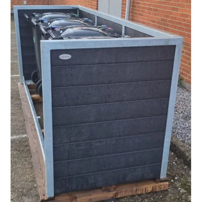 Skraldespandsskjuler - Quatro uden låge - Grå