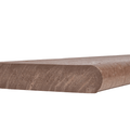 Plastplanke med 4 afrundet hjørner - Brun