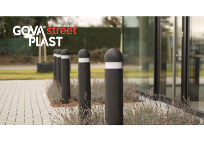 Rund parkeringspullert