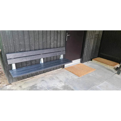 Bænk - Væghængt med ryglæn